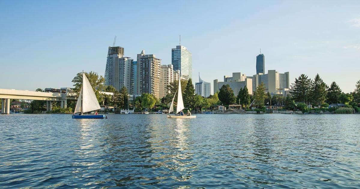 Schoenes Living Am Donauufer Wien Exteriör bild